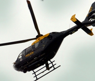 police helicopter support, nie